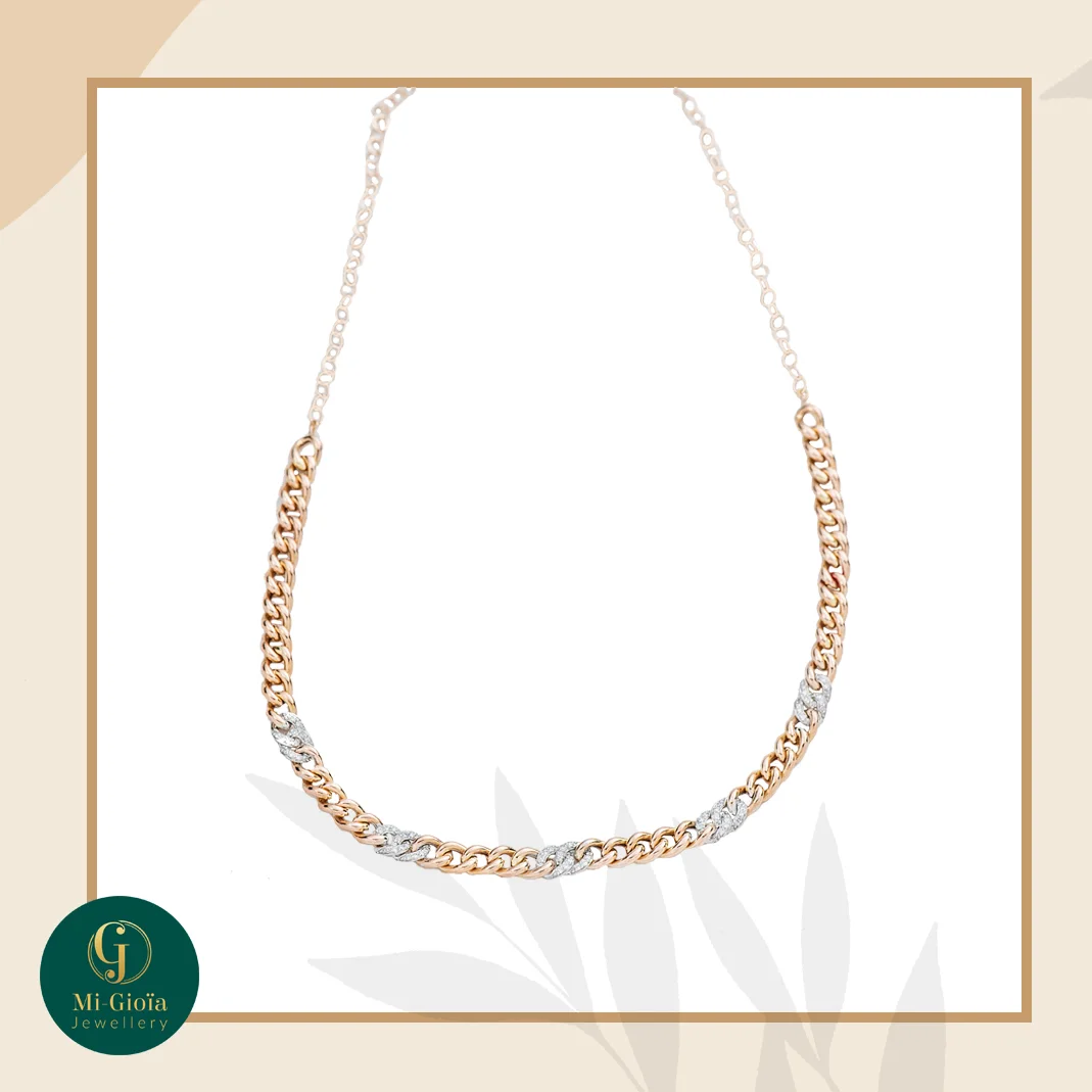 Diamond Cuban Opulence Necklace