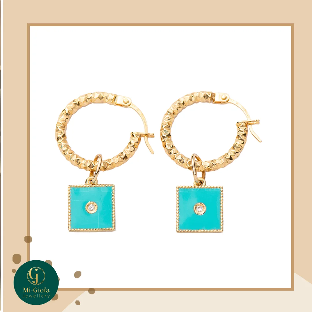 Topaz sparkle Earings 1